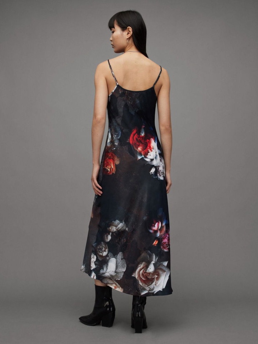 Bryony Rosalie Floral Midi Slip Dress All saints - Picture 2 of 11